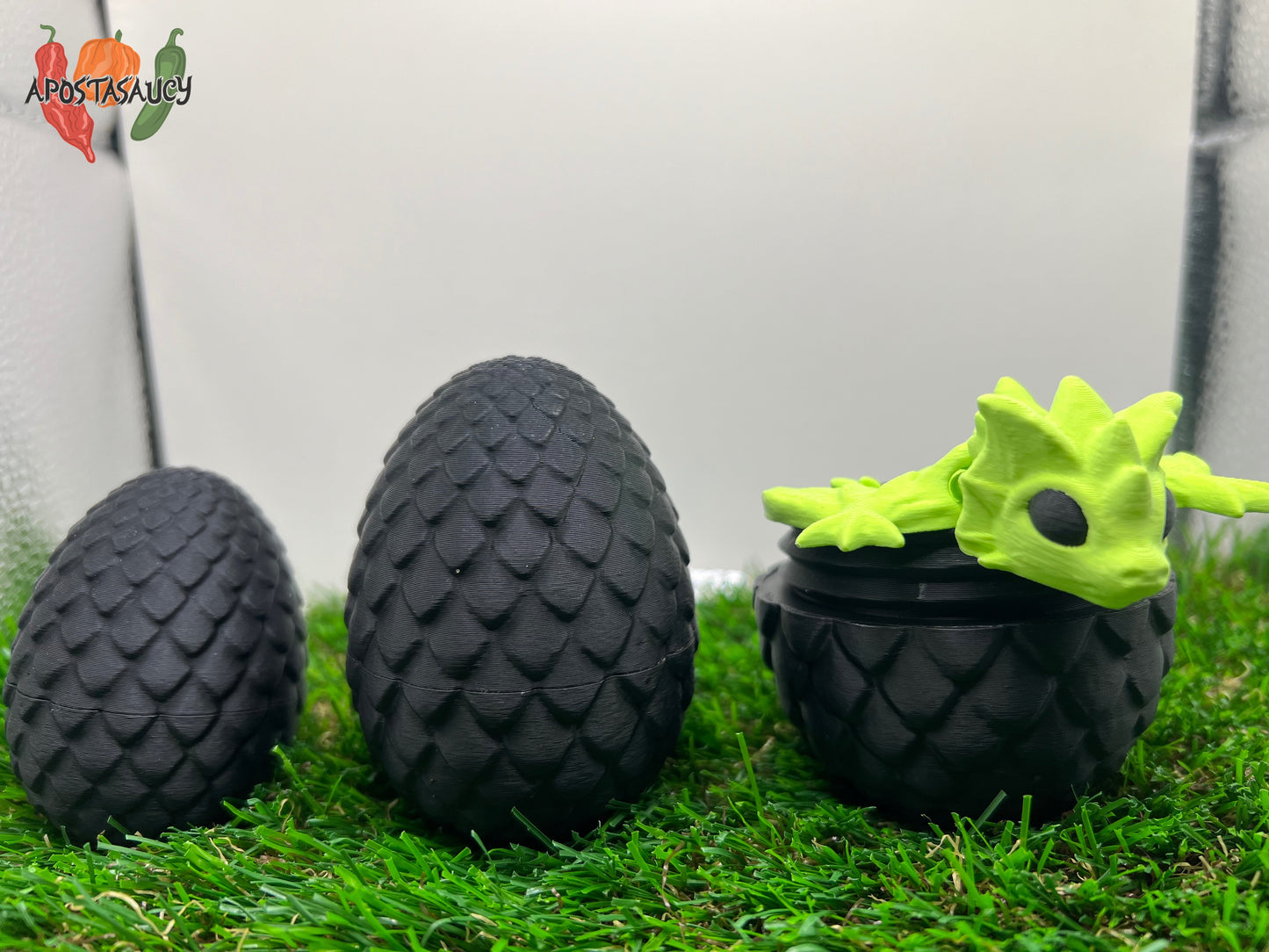 Green Dragon with Egg