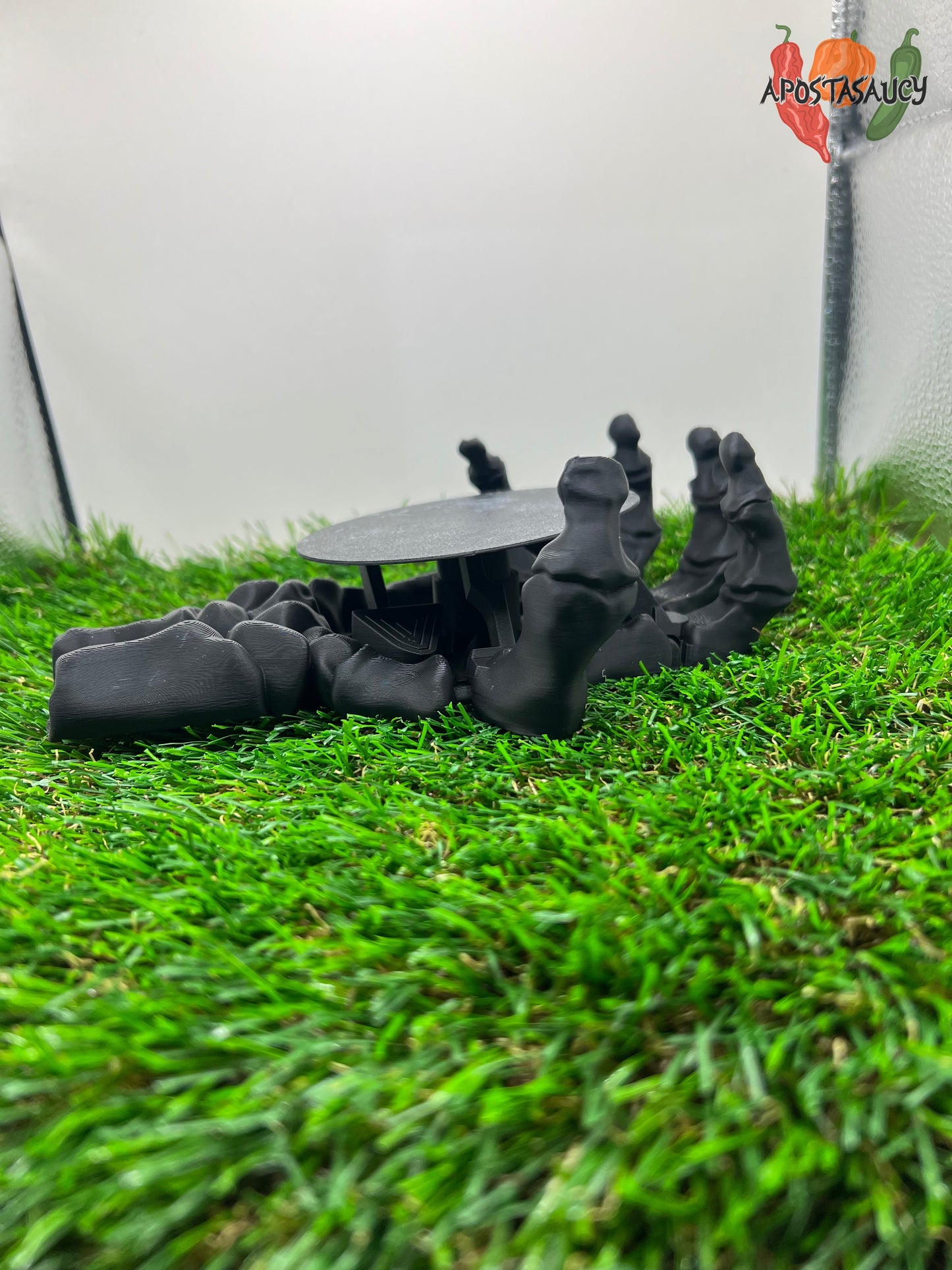 Skeleton hand coaster