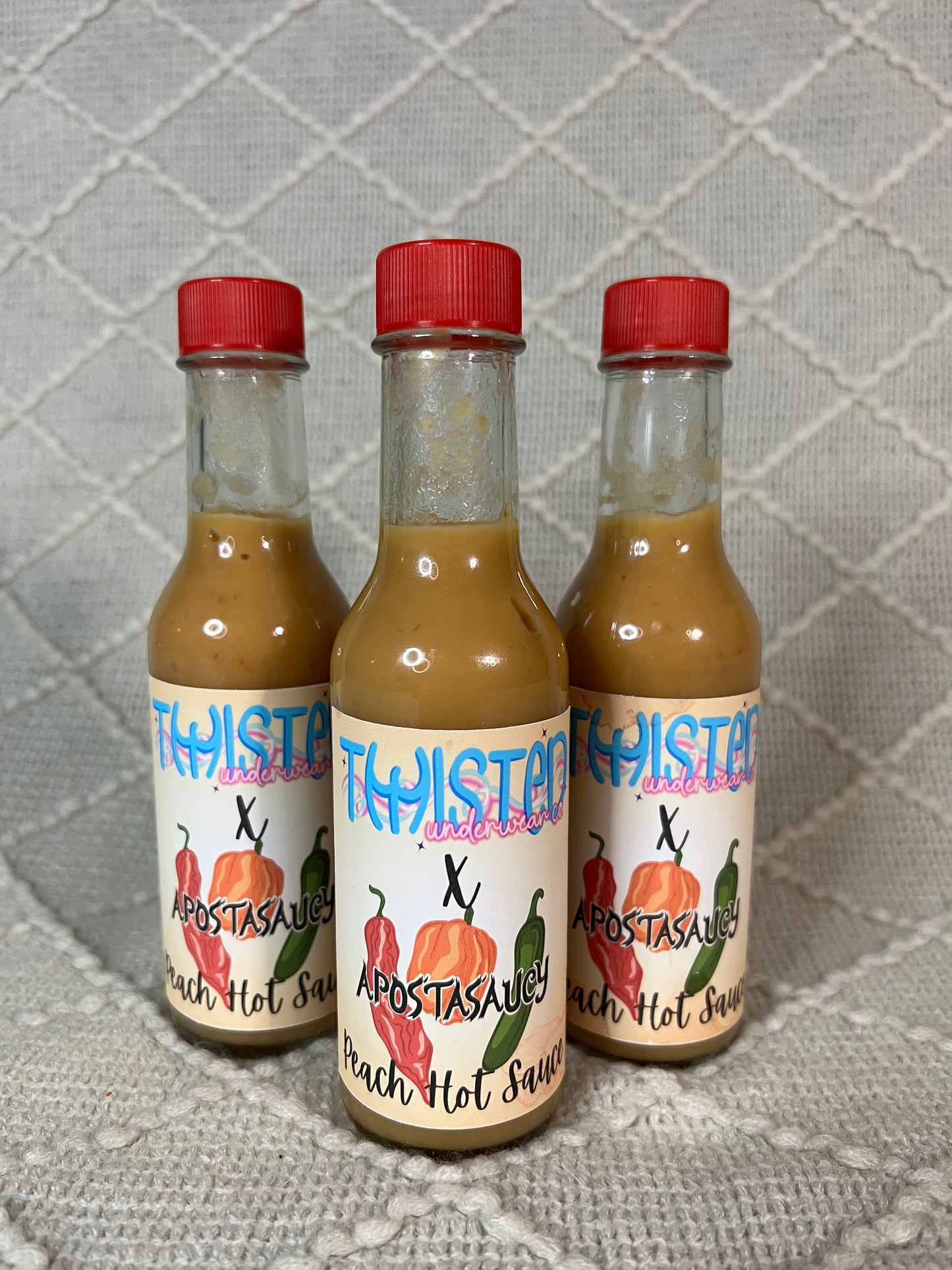 Twisted X Apostasaucy Peach Hot Sauce