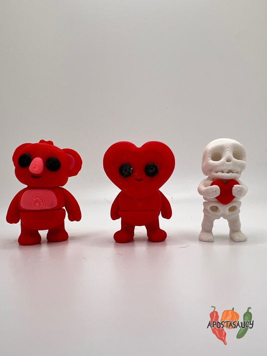 Valentine mini Figurines