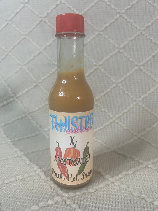 Twisted X Apostasaucy Peach Hot Sauce